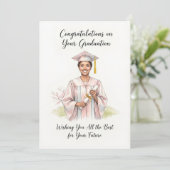 Belle carte de fin d'études (Debout devant)
