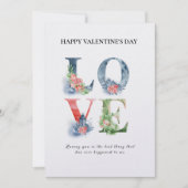 Belle carte de la Saint Valentin Love Letter Card (Devant)