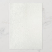 BELLE CARTE DE MENU FLORAL (Dos)