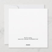 Belle carte de métis bleu (Dos)