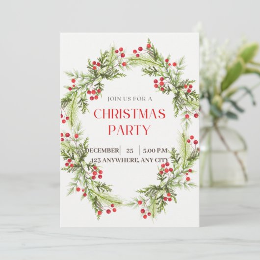 Belle carte de Noël (Debout devant)