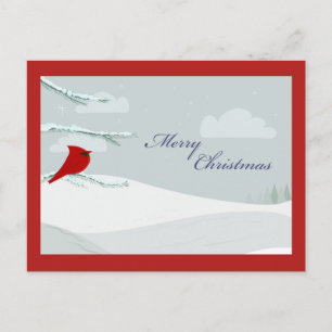 Belle carte de Noël du cardinal