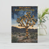 Belle carte de Noël Joshua Tree (Debout devant)