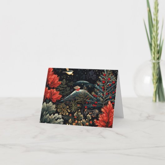 Belle carte de Noël rétro (Devant)
