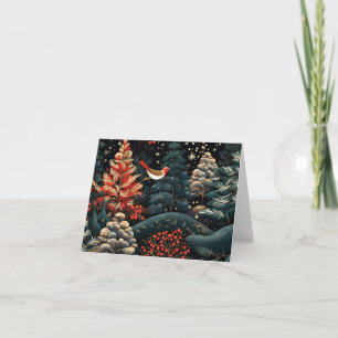 Belle Carte de Noël Rétro