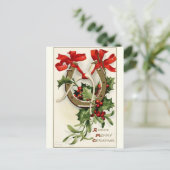 Belle carte de Noël vintage (Debout devant)