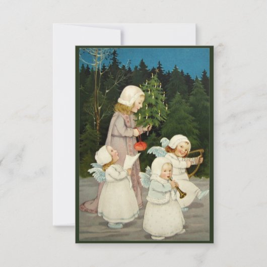 Belle carte de Noël vintage (Devant)