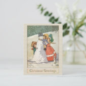 Belle carte de Noël Vintage (Debout devant)