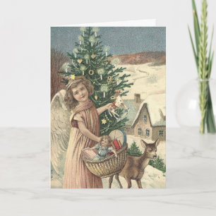 Belle carte de Noël Vintage