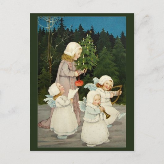 Belle carte de Noël vintage (Devant)