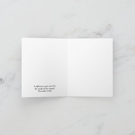 Belle carte de note de chat (Intérieur)