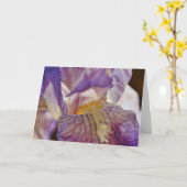 Belle carte de note de fermeture de la fleur de la (Fleur jaune)