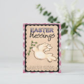 Belle carte de Pâques (Debout devant)