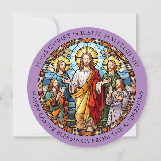 Belle carte de Pâques religieuse pour disciples du (Devant)