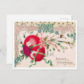 Belle carte de Pâques vintage (Devant / Derrière)