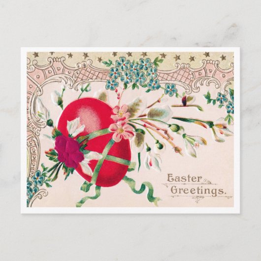 Belle carte de Pâques vintage (Devant)