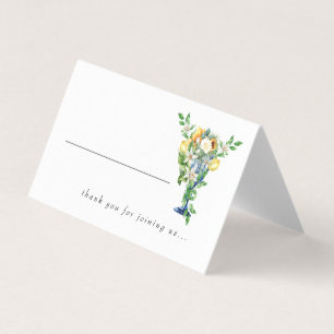 Belle carte de place de tournesol floral