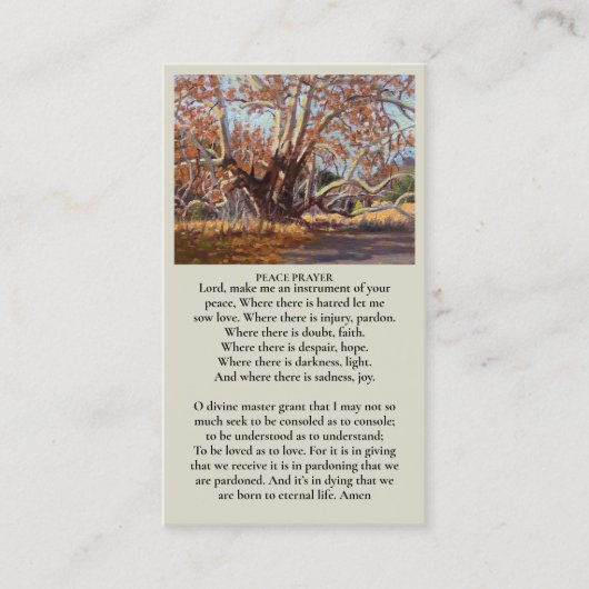 Belle carte de portrait de l'arbre de vie (Devant)