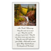 Belle carte de prière funéraire commémorative (devant Vertical)