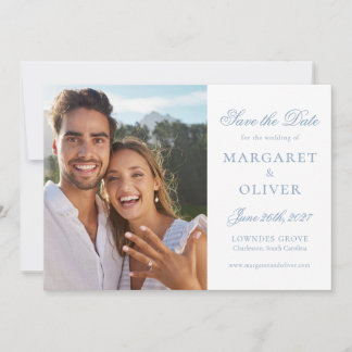 Belle carte de rappel de date de mariage à l'écrit