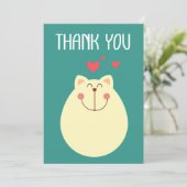 Belle Carte de remerciements (Debout devant)