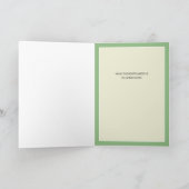 Belle Carte de remerciements de montagne (Intérieur)