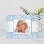 Belle Carte de remerciements de Sympathie Florale  (Debout devant)