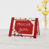 Belle Carte de remerciements Expressions (Fleur jaune)