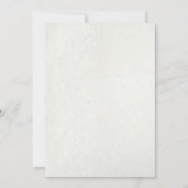 BELLE CARTE DE REMERCIEMENTS FLORALE (Dos)