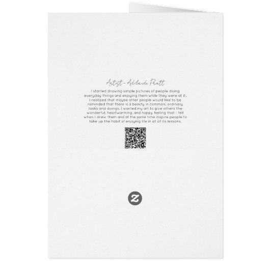 Belle Carte de remerciements pour l'automne (Dos)