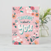 BELLE CARTE DE SALUT FLORALE DE LA VALENTINE JOURN (Debout devant)