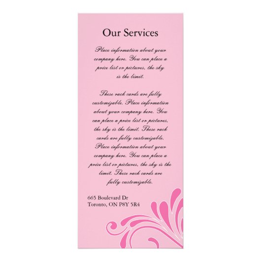 Belle carte de support de technicien de spa et de (Dos)