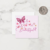 belle carte de survivant du cancer (Devant/Arrière en situation)