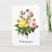 BELLE CARTE DE SYMPATHIE FLEURS (Devant)