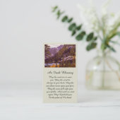 Belle Carte de Sympathie Mountain Lake (Debout devant)