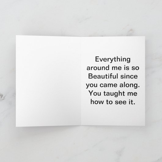 Belle carte de voeux (Intérieur)