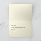 Belle carte de voeux Anniversaire Bluebells (Intérieur)