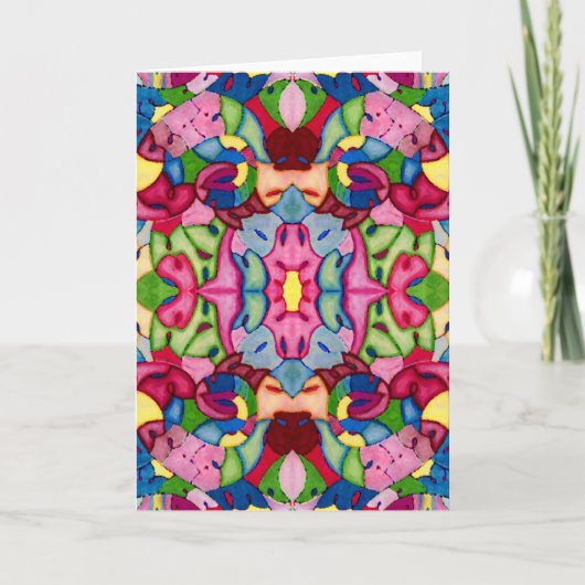 Belle carte de voeux Bouquet (Devant)