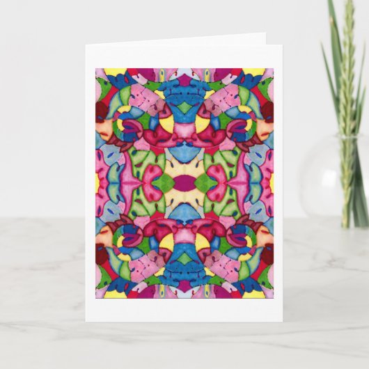 Belle carte de voeux Bouquet (Devant)