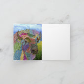 Belle carte de voeux Buffalo American Bison (Intérieur)