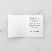 Belle carte de voeux de Noël de chats de Siamese (Intérieur)