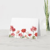 Belle carte de voeux Fleurs de la Fête des Mères (Dos)