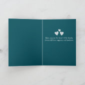 Belle carte de voeux Fleurs de la Fête des Mères (Intérieur)