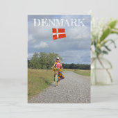 Belle carte de vœux plate du Danemark ! (Debout devant)