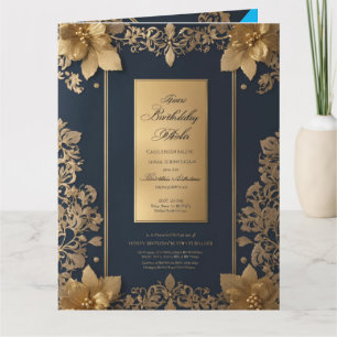 Belle carte de voeux pliée