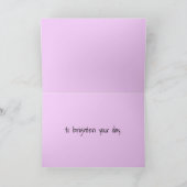 Belle carte de voeux pour l'art des libellules (Intérieur)