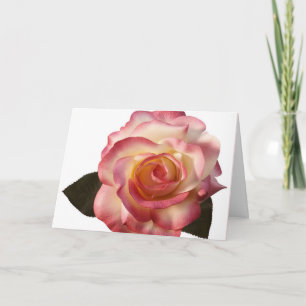 Belle Carte de voeux Rose.