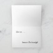 Belle carte de voeux russe de chat bleu (Intérieur)