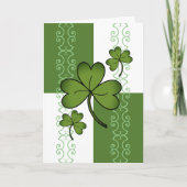 Belle carte de voeux St. Patrick's Day 5"x7" (Devant)