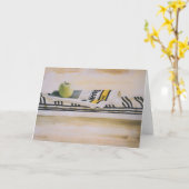 Belle carte de voeux Still Life (Fleur jaune)